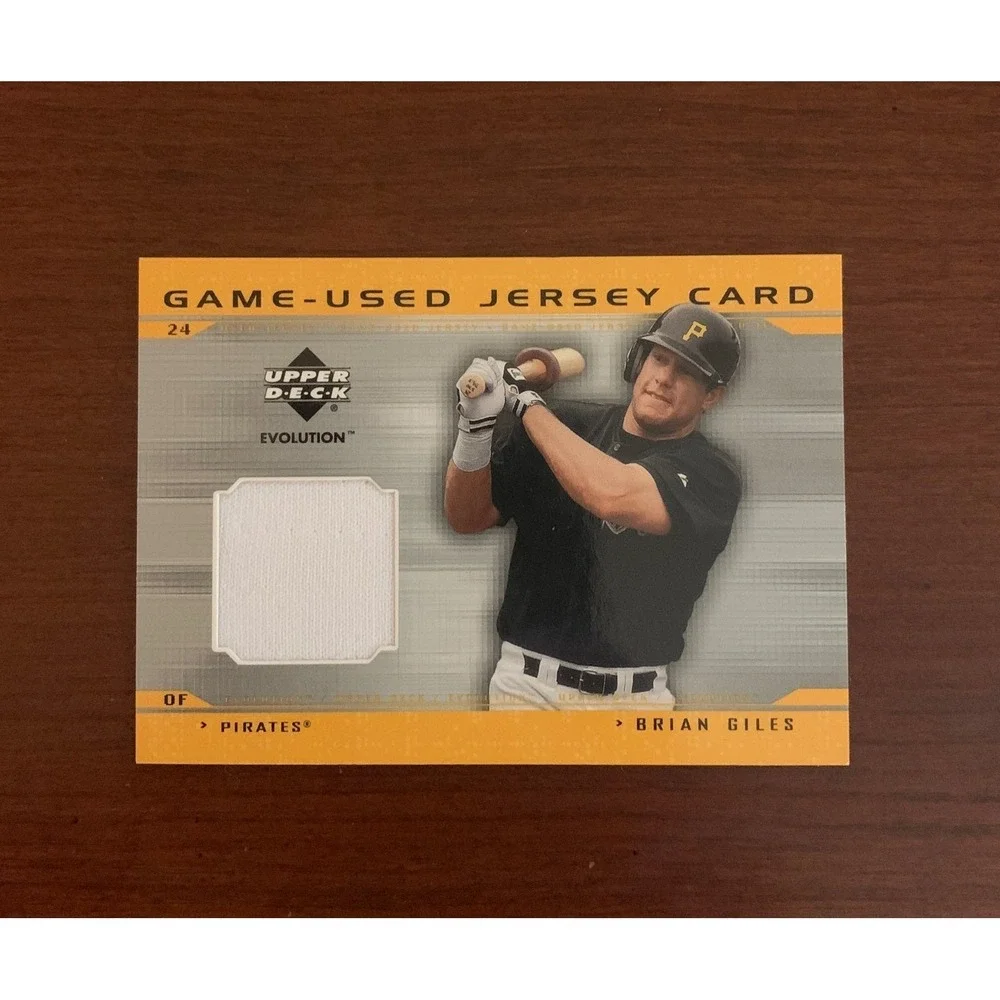 Brian Giles Game used Jersey Card